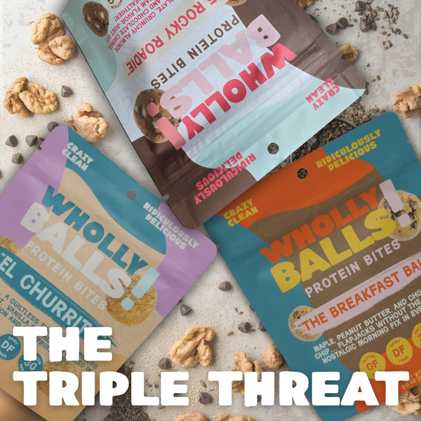 The Triple Threat Sampler Pack - Wholly Balls! Protein Bites