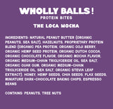 The Loca-Mocha protein bites made with real ingredients only