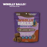 The Loca-Mocha plant-based protein bites by Wholly Balls!