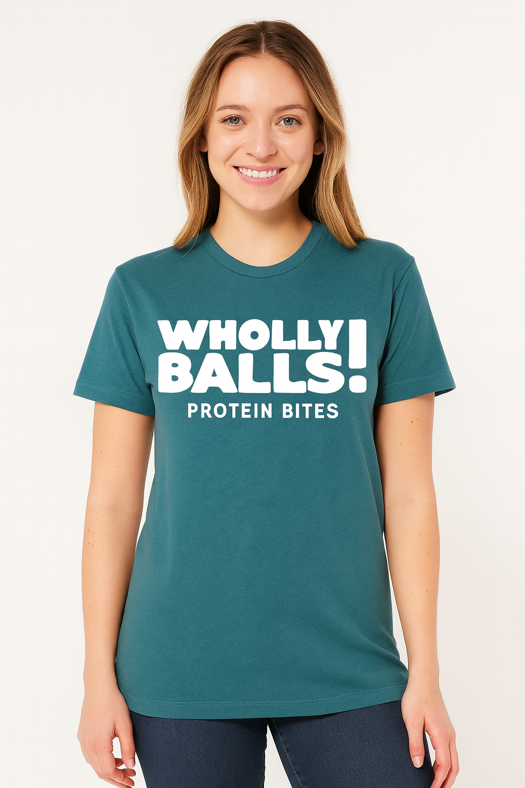 Wholly Balls! Comfort Colors Garmet Dyed Heavyweight T-shirt- Emerald